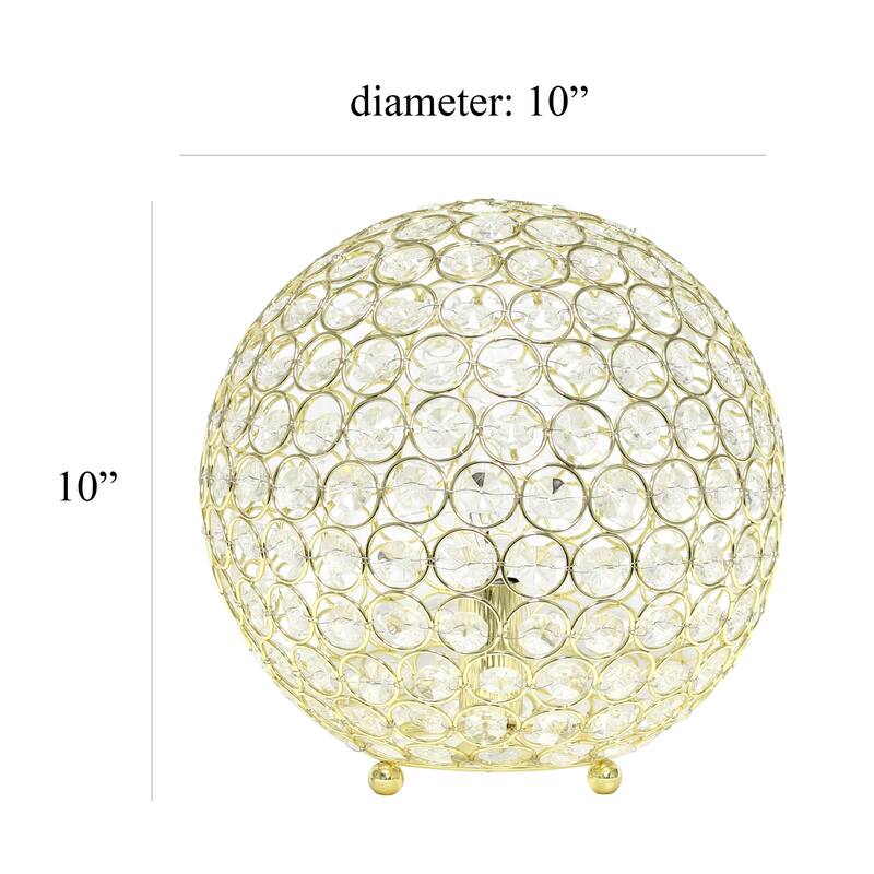 Crystal Ball Sequin Table Lamp