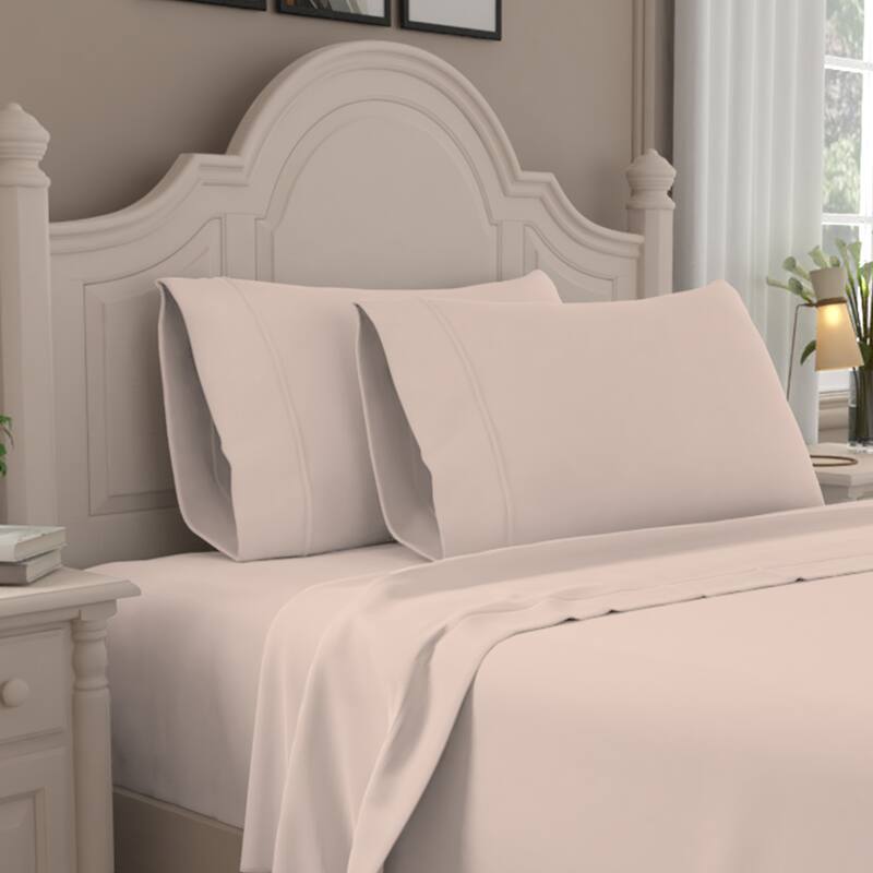 Purity Home 400TC 100% Cotton Cool & Crisp Pillowcase Set