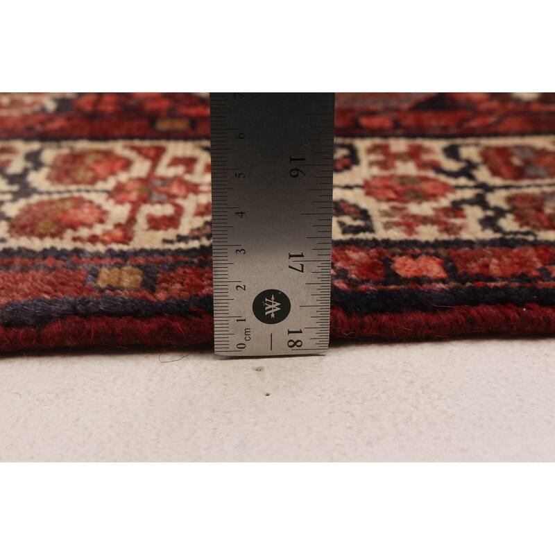 ECARPETGALLERY Hand-knotted Andelz Navy Wool Rug - 3'7 x 13'2