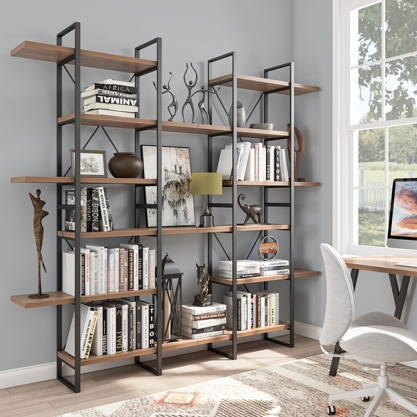 Davee Walnut Color Display Bookcase - 86
