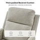 preview thumbnail 13 of 48, Diana Modern Polyester 360-degree Swivel Rocker Recliner Set of 2 by HULALA HOME