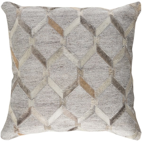 Decorative Schroeder Light Grey 18 Inch Throw Pillow Cover Overstock 23143382