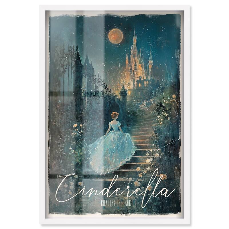 Classic Cinderella Shadowbox by Art Remedy - White - 30" x 45"