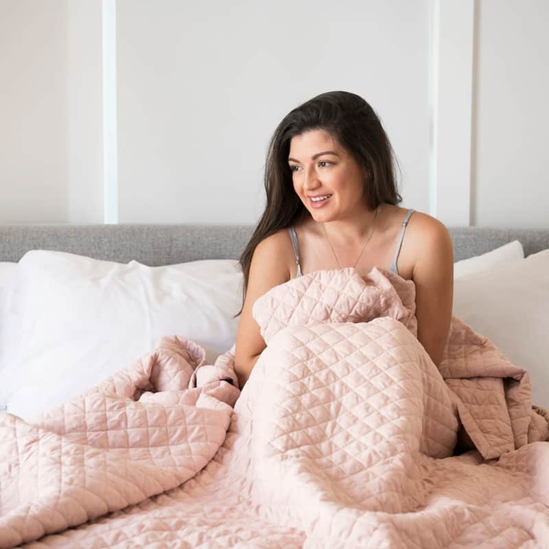 Jennifer Adams Diamond Blanket/Coverlet