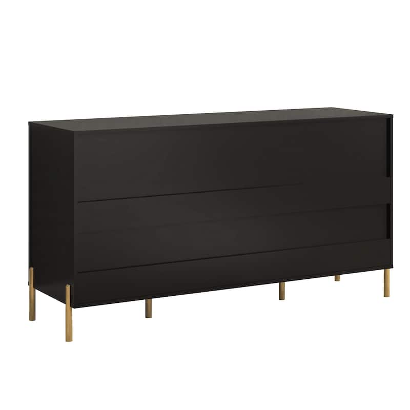 58" Premium Storage Cabinet Dresser - Versatile and Stylish