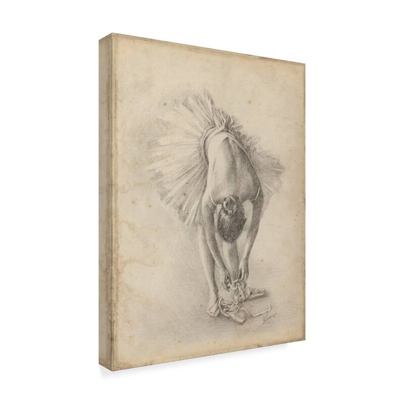 Ethan Harper 'Antique Ballerina Study I' Canvas Art