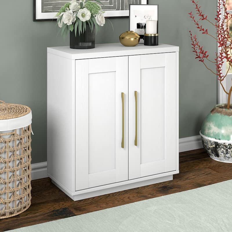 Tillman 28" Wide Rectangular Accent Cabinet - 28" Wide - White