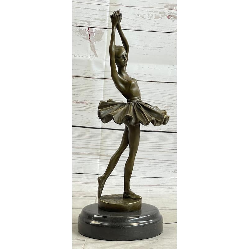 Abstract Ballerina Lost Wax By Milo Art Bronze Sculpture Statue Figurine Figure