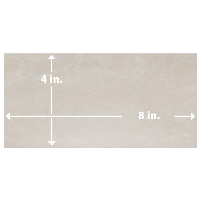 Merola Tile Camden Antique Bianco 4" x 8" Ceramic Wall Tile