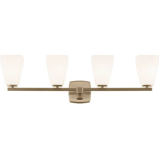 Kichler 55217 Marant 4 Light 33" Wide Vanity Light with Opal Glass
