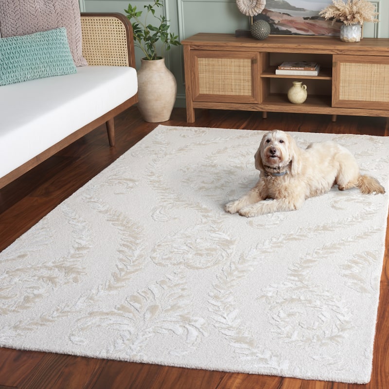 SAFAVIEH Handmade Glamour Bejushe Wool Rug