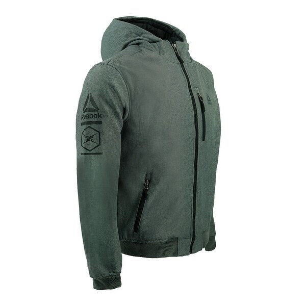 reebok men's softshell active jacket
