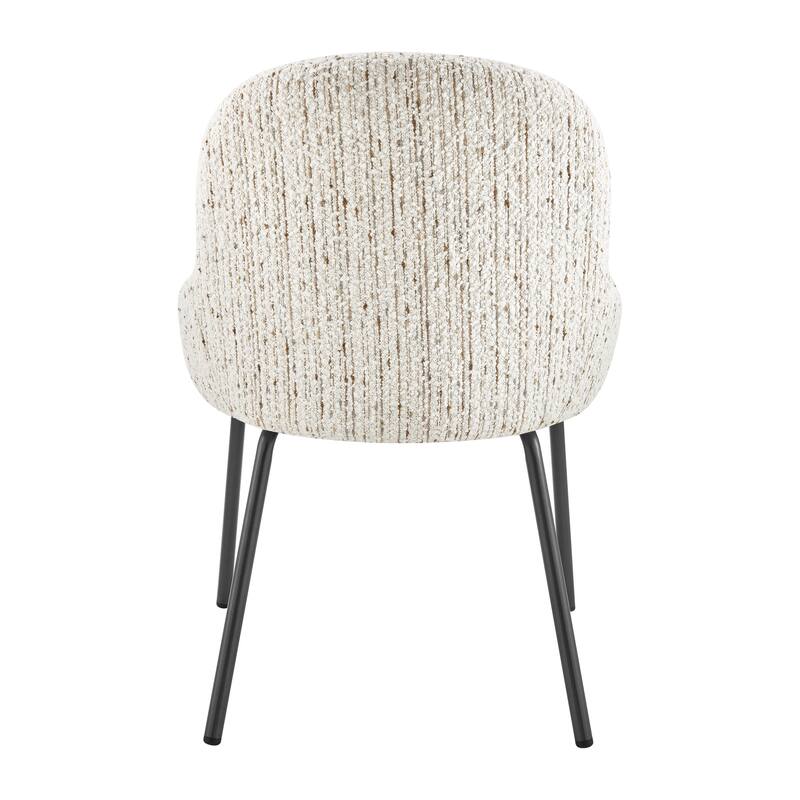 NPD Furniture Katrisa Boucle Dining Side Chair (Set of 2)