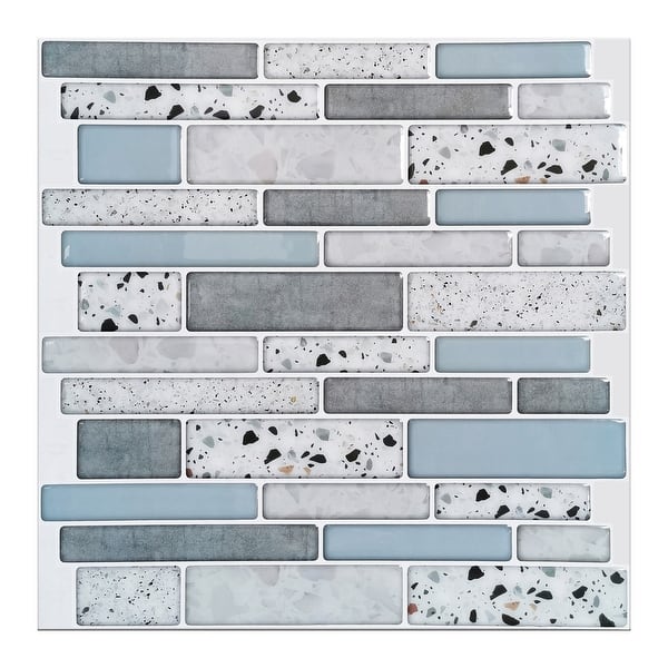 Art3d 10 Pieces Peel and Stick Kitchen Backsplash Tiles Self Adhesive Tile