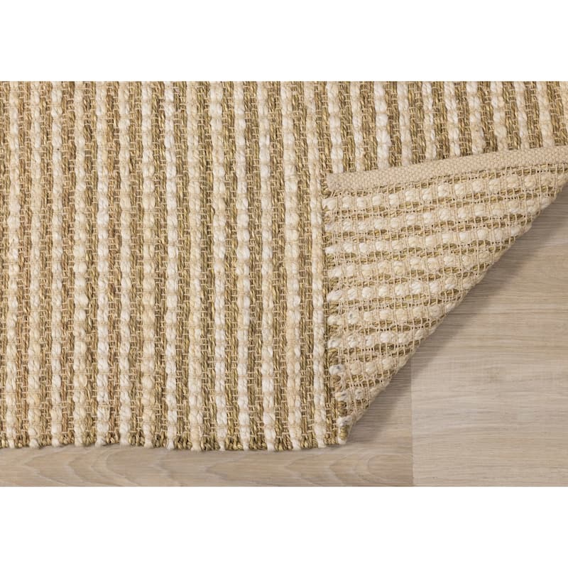 Nairobi Collection - Beige Intricate Weave Rug