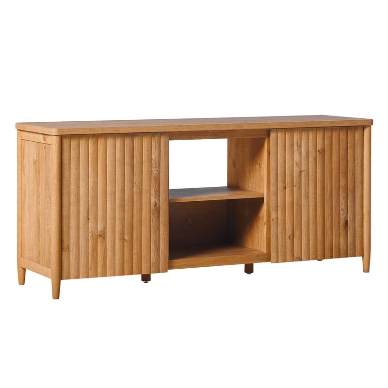 Middlebrook Scandinavian Reeded 58-inch TV Stand with Storage