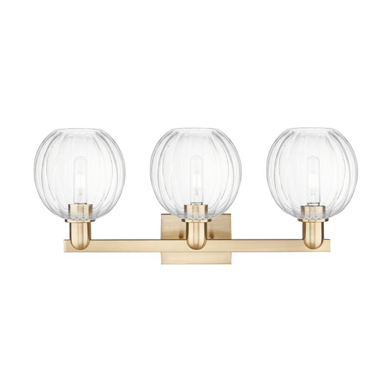 Innovations Lighting Downtown Urban - Preston - 3 Light 26" Globe Shade Bath Vanity Light