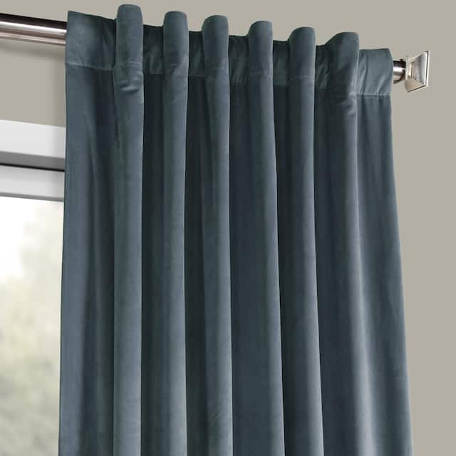 Exclusive Fabrics Heritage Plush Velvet Curtain (1 Panel)
