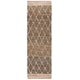 preview thumbnail 119 of 125, SAFAVIEH Handmade Natural Fiber Bethia Casual Jute Trellis Rug 2'6" x 8' Runner - Natural/Grey - Runner