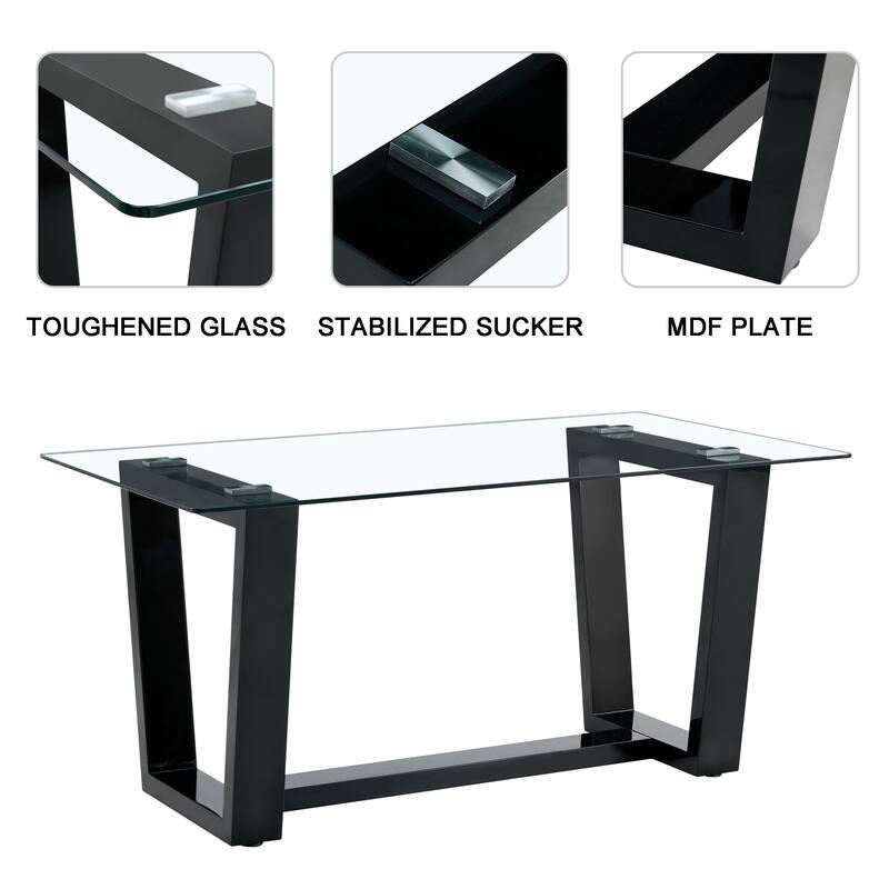 Tempered Glass Dining Table