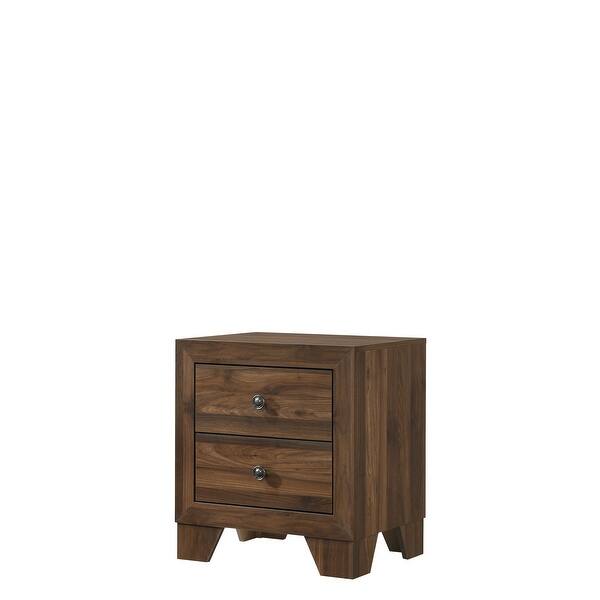 Linette 6 Piece Cherry Brown Panel Bedroom Set