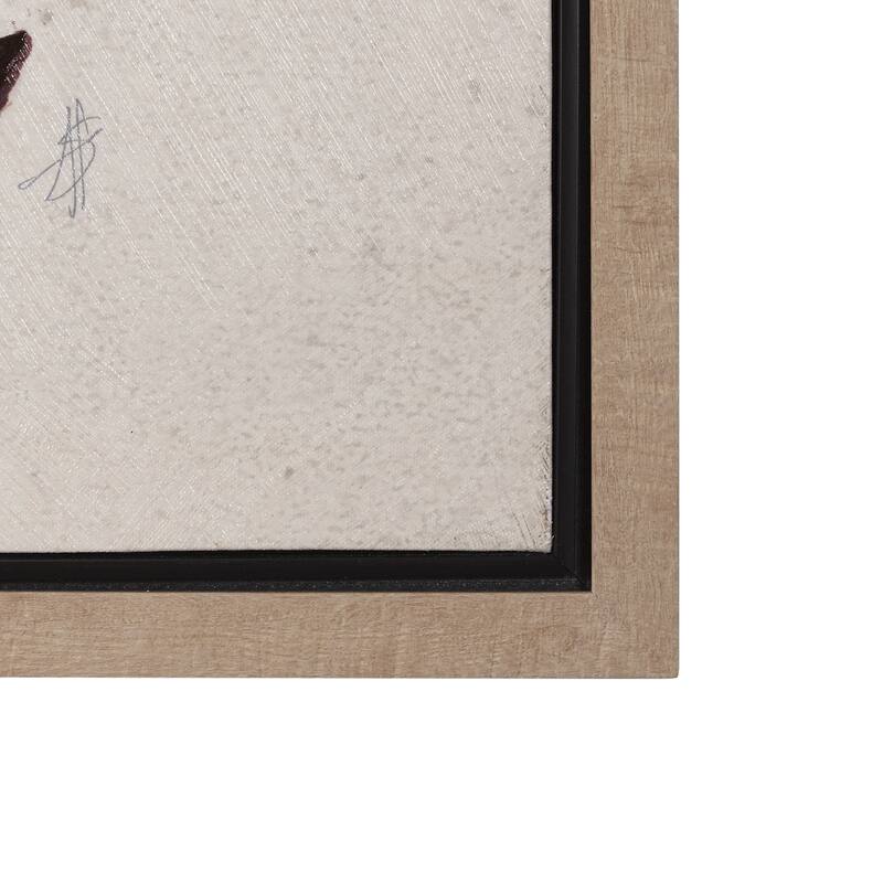 Raveled Framed Canvas Art Print