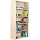 preview thumbnail 1 of 3, RRI Goods 5-Shelf Classic Bookcase, Wooden Wall Bookshelf Organizer for Books, Toys, Office, and Kids Supplies, Natural