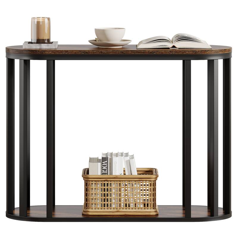 Side Table Nightstand with Shlef, End Table with Storage, Bedside Table for Living Room, Bedroom