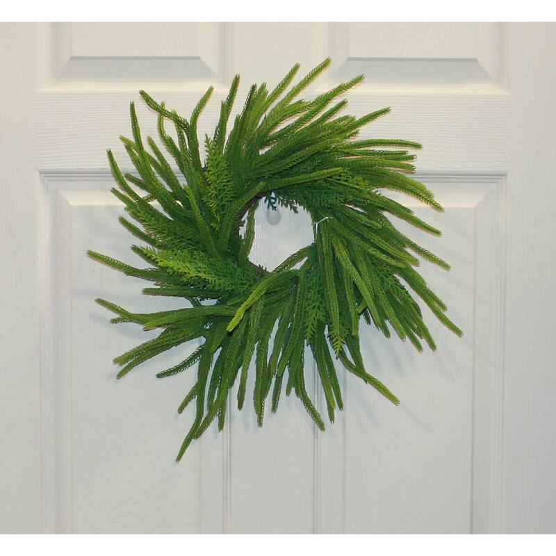 20" Artificial Christmas Cedar Centerpiece Wreath