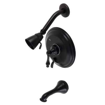 Kingston Brass Restoration Tub and Shower Trim Package with 1.8 GPM
