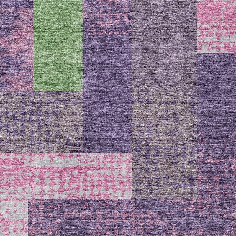 HomeRoots Geometric Transitional Rectangle Outdoor Rug