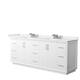 Option White, Nickel Trim, White Quartz Top