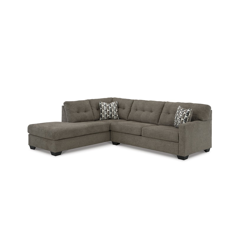 Signature Design by Ashley Mahoney 2-Piece Sectional with Chaise - 105"W x 90"D x 37"H
