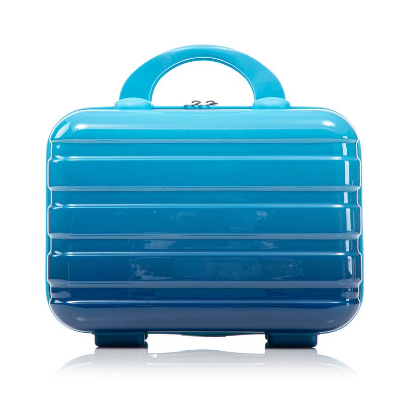 14In 20In 2 pcs in PC Spinner Wheel Luggage, Carry on Suitcase, With Gradient Color and Combination Lock