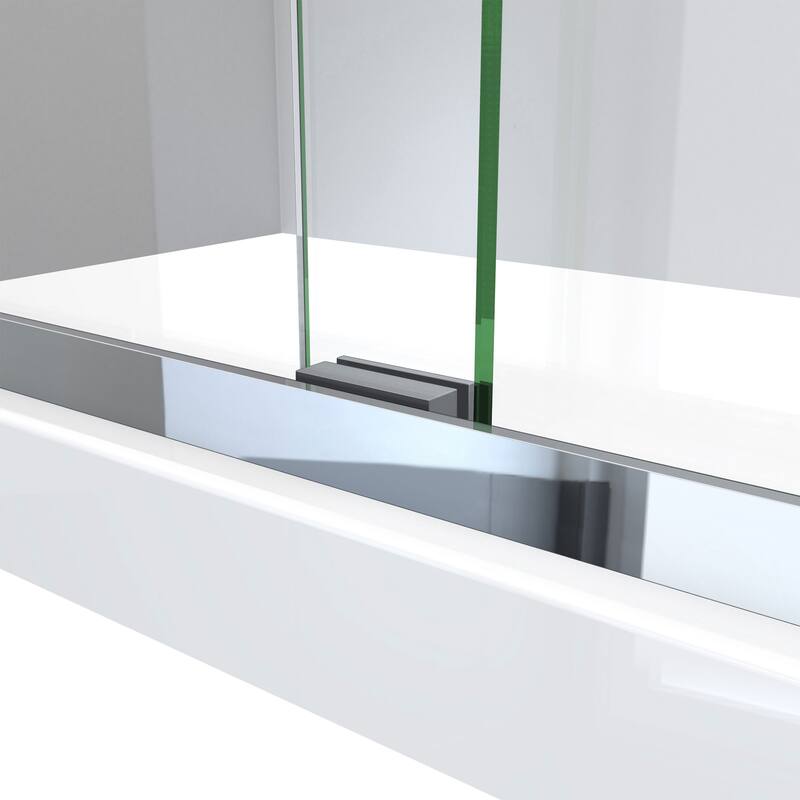DreamLine Charisma-X 44-48 in. W x 76 in. H Frameless Bypass Sliding Shower Door in Chrome