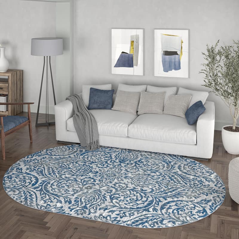 Carrington Farmhouse Floral & Botanical Indoor Area Rug