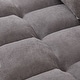 preview thumbnail 33 of 65, Modern Chenille L-Shaped Convertible Sofa Bed with Storage, USB and Type-C Charging Ports for Living Room