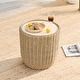 preview thumbnail 15 of 25, Spruce & Spring Patio Fruniture Outdoor Swivel Chair and Side Table Side Table
