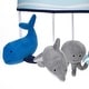 preview thumbnail 3 of 4, Lambs & Ivy Multicolor Ocean Blue Musical Baby Crib Mobile