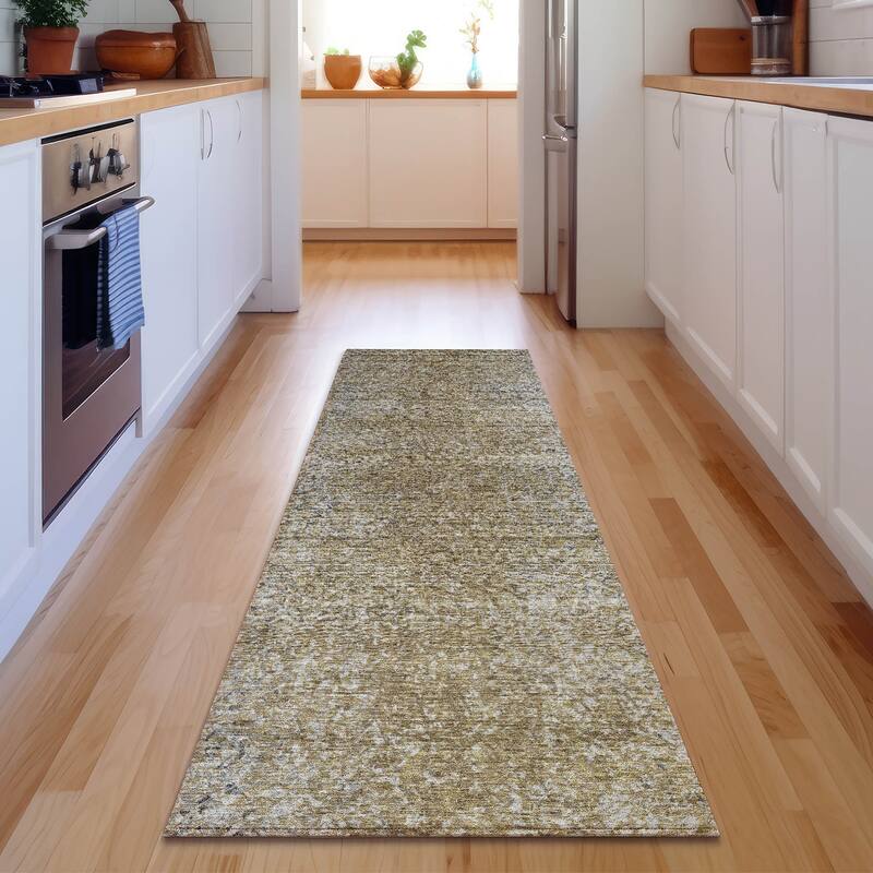 Premium Washable Super Soft Chic Ombre Mayfield Rug - Brown - 2' 3" x 7' 6" - Runner