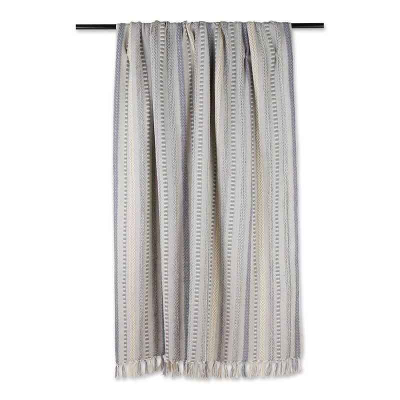 DII Braided Stripe Decorative Throw