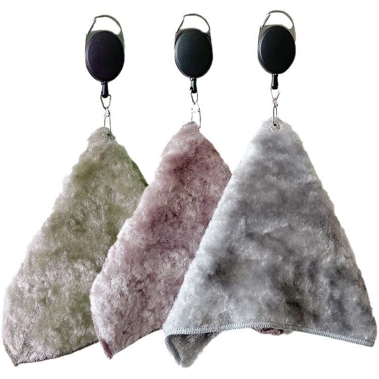 100% viscose Golf Towel, Superior Quality Golf Towel - grey