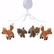 preview thumbnail 5 of 6, Bedtime Originals Sleepytime Bear & Fox Musical Baby Crib Mobile Soother Toy