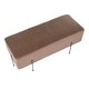 preview thumbnail 4 of 13, Strick & Bolton Blythe Upholstered Bench - N/A