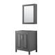 Option Dark Gray, Chrome Trim, No Top