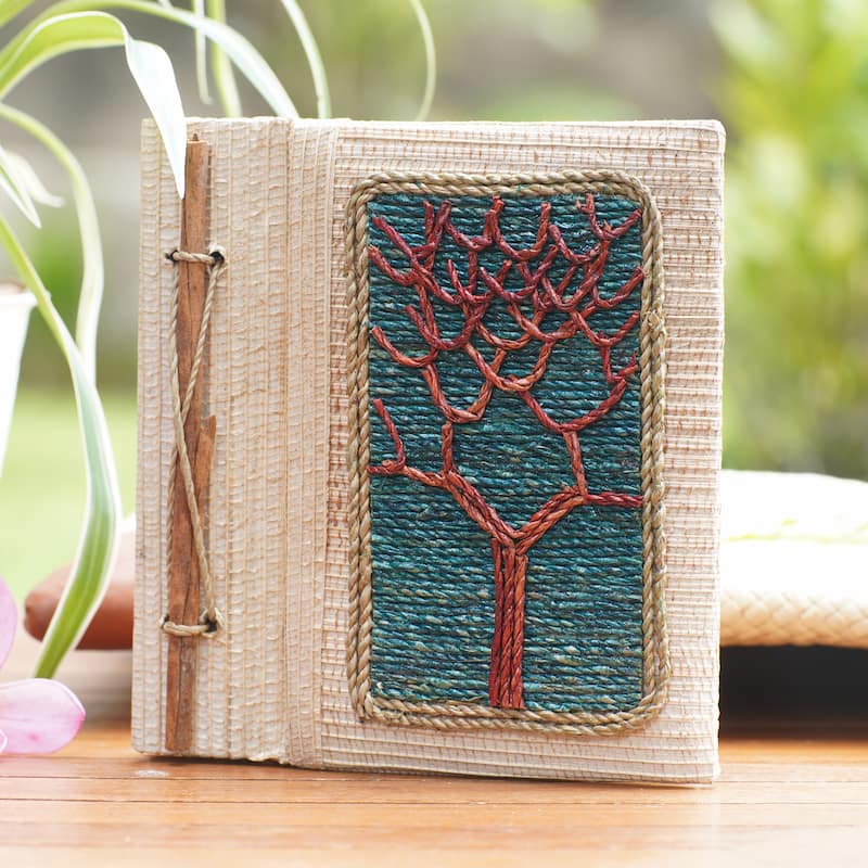 Novica Handmade Under The Tree Natural Fiber Journal