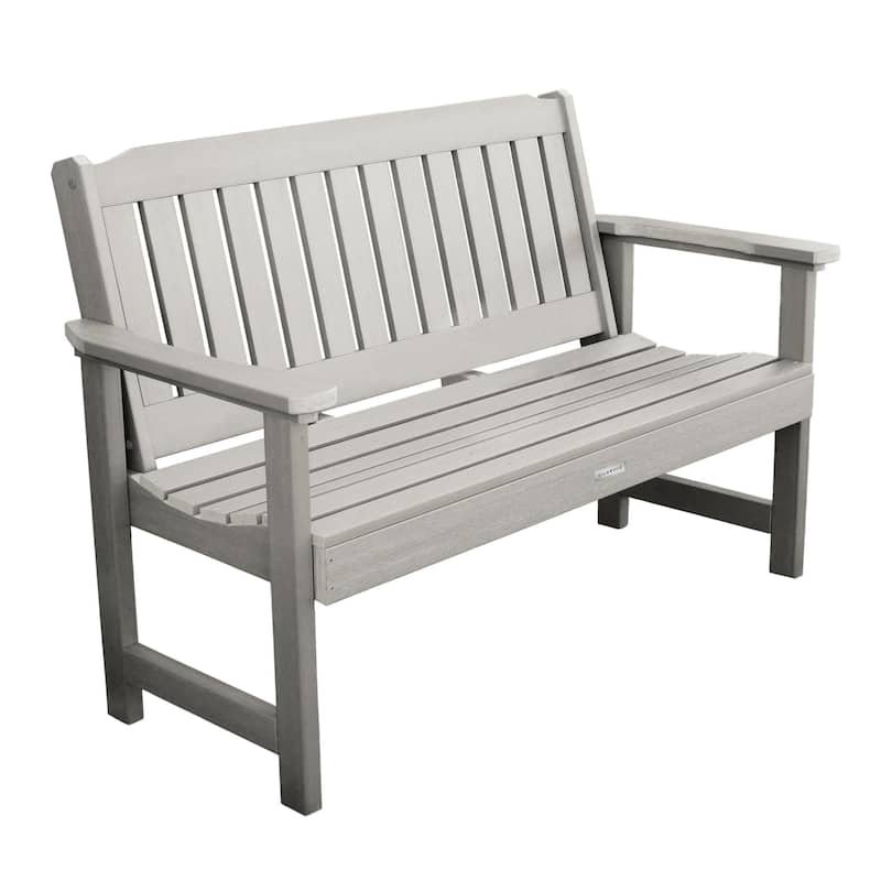 HIGHWOOD Lehigh 5-foot Eco-friendly Synthetic Wood Garden Bench - Harbor Gray