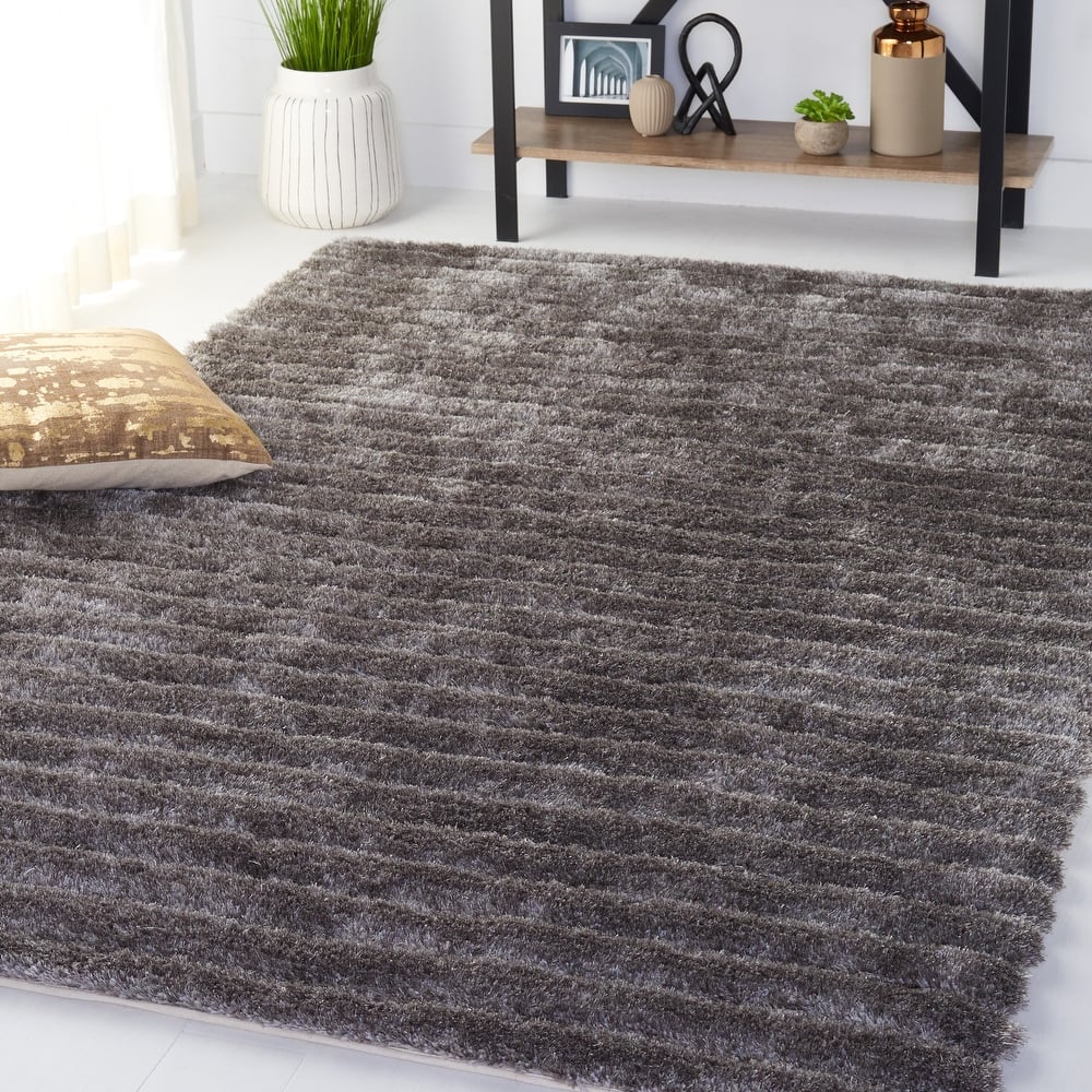 SAFAVIEH Handmade 3D Shag Ivana 1.2-inch Thick Rug