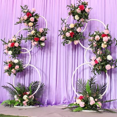 Wedding Backdrop and Signs Round Arch Metal Circle Stan