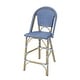 preview thumbnail 4 of 6, Lidia French 24-inch PE Wicker Counter-Height Chairs (Set of 2) by Furniture of America - Set of 2